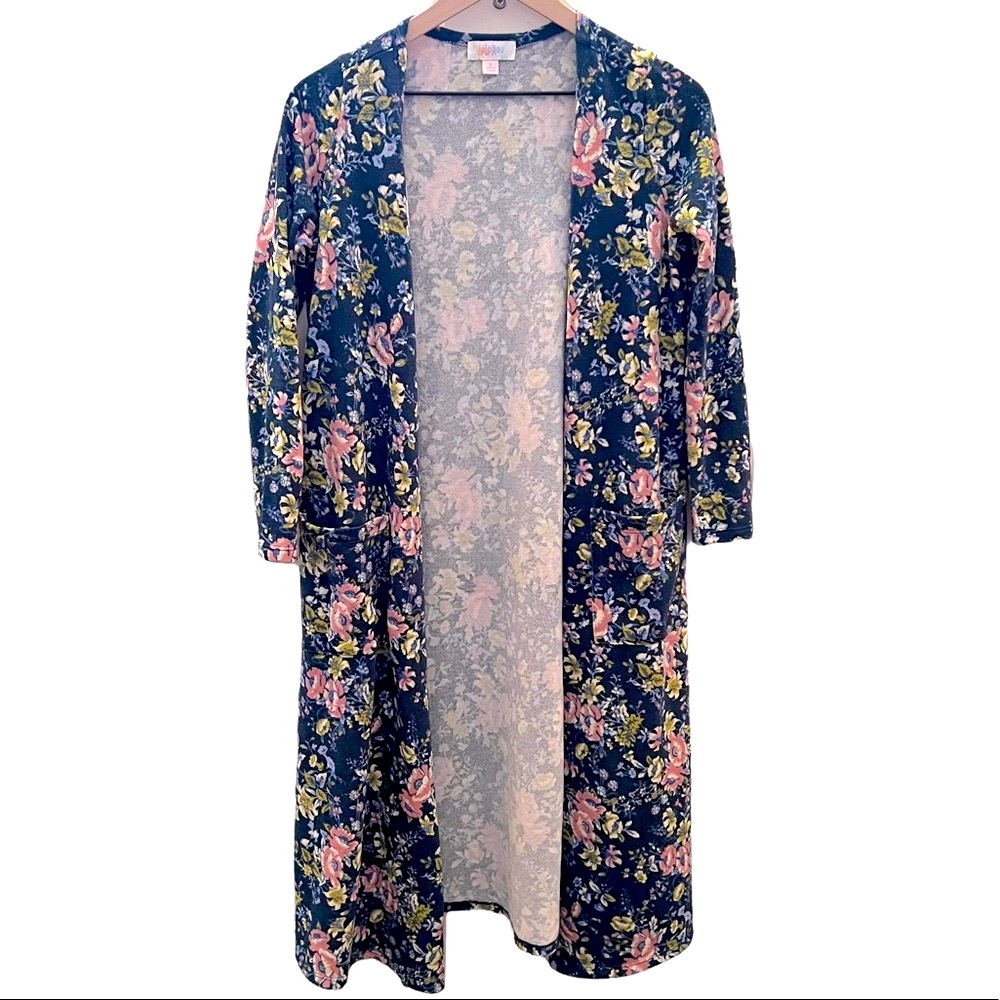 LuLaRoe Long Sleeve Duster Cardigan With Pockets| Size Small